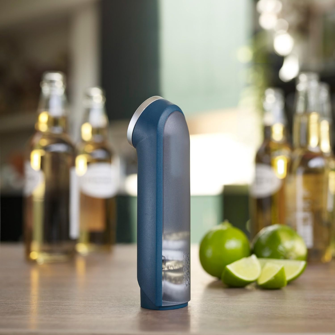 Joseph Joseph Bar Wise Cap Collecting Bottle Opener - Blue - Red Rhino