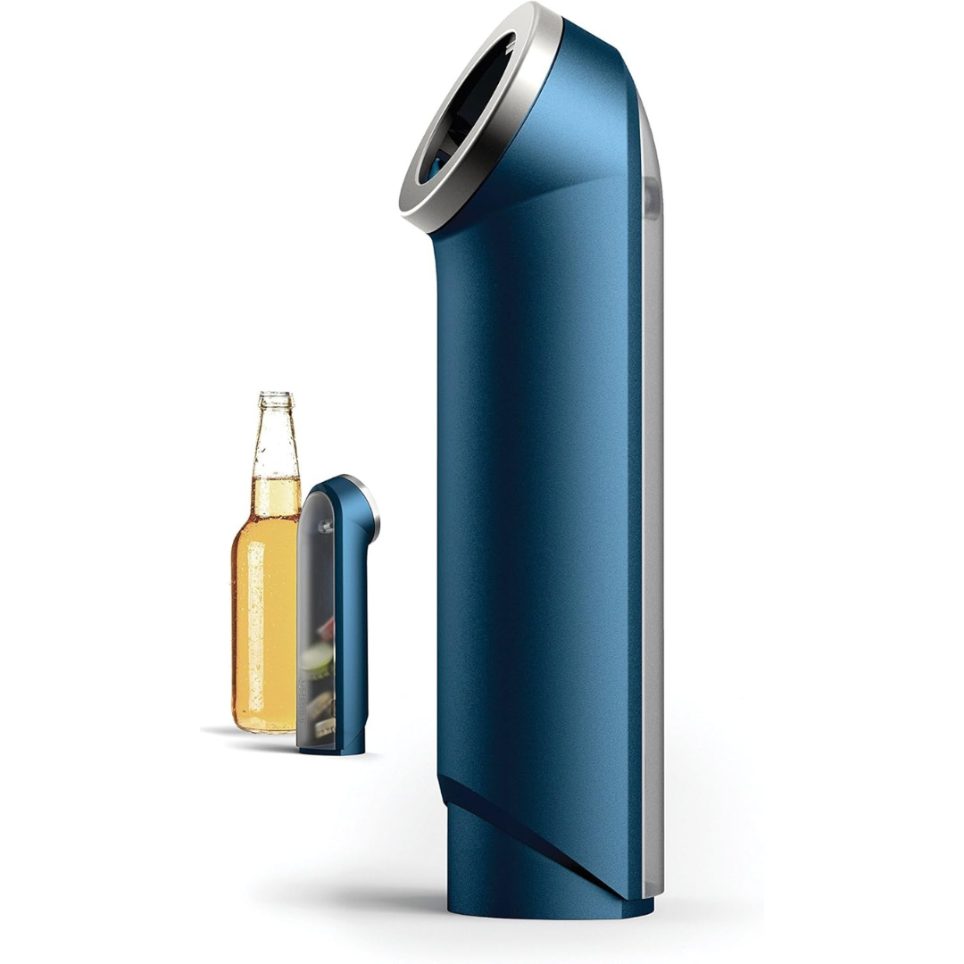 Joseph Joseph Bar Wise Cap Collecting Bottle Opener - Blue - Red Rhino