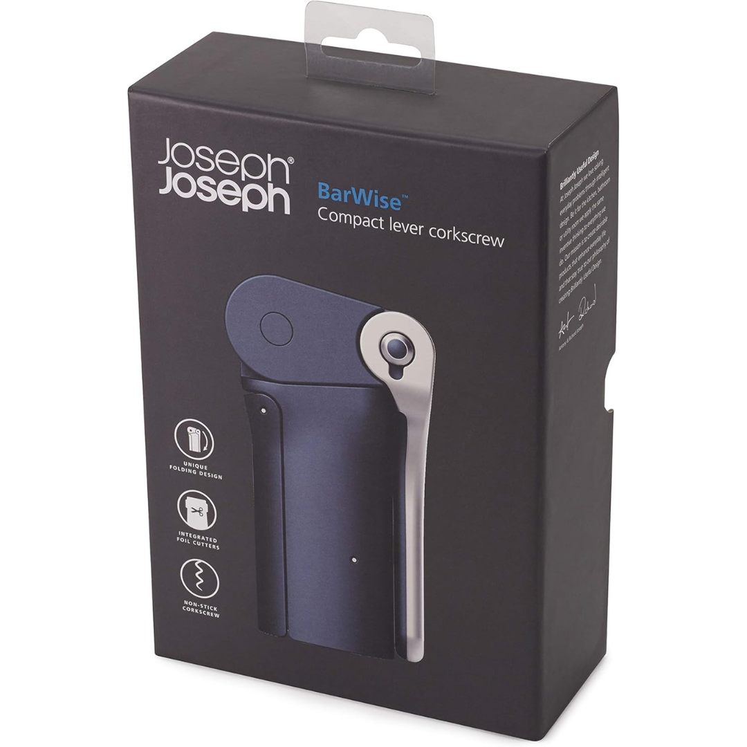 Joseph Joseph Bar Wise Compact Lever Corkscrew - Red Rhino
