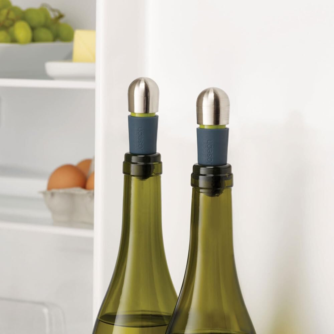Joseph Joseph Bar Wise Twist-lock Wine Stoppers 2pc set - Red Rhino