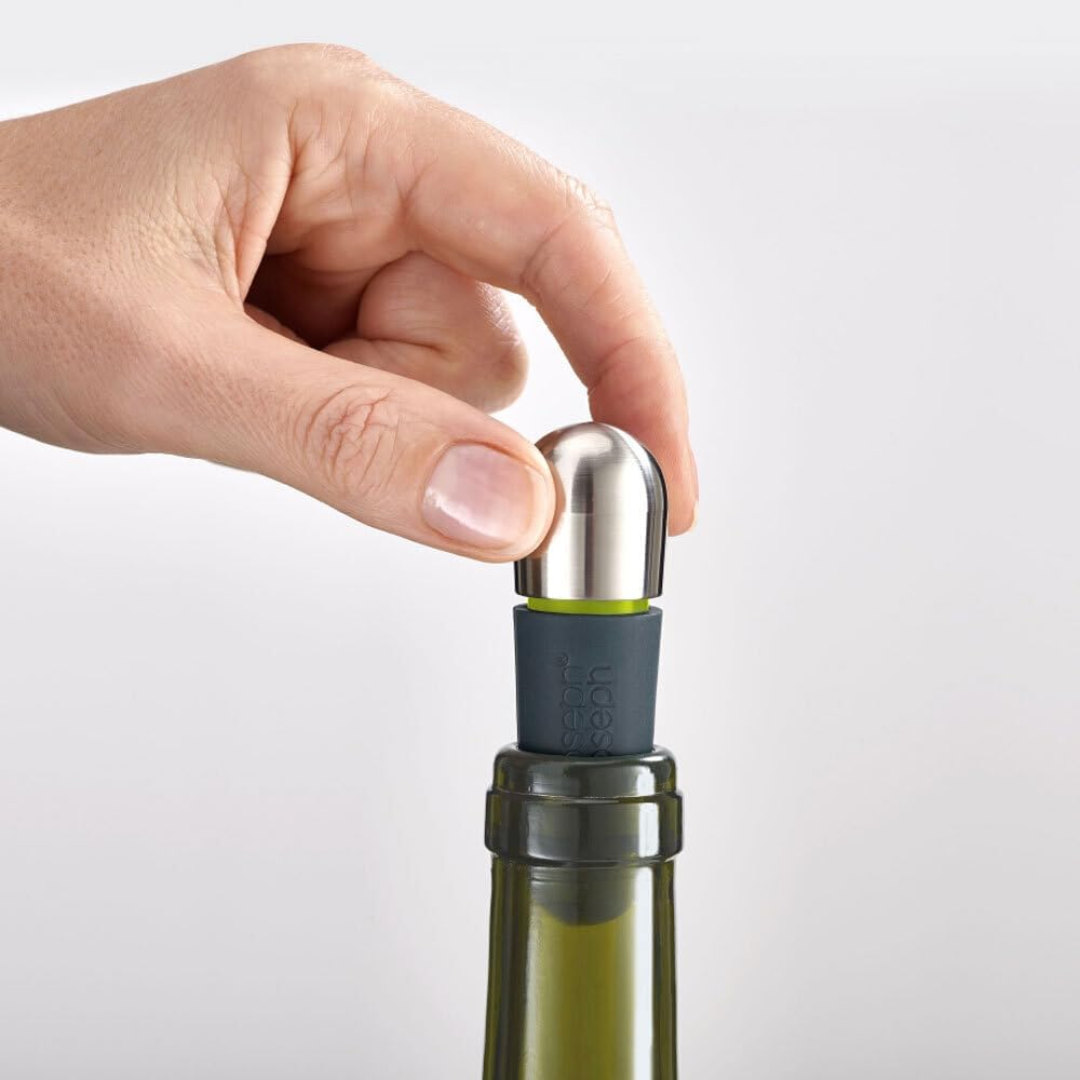 Joseph Joseph Bar Wise Twist-lock Wine Stoppers 2pc set - Red Rhino