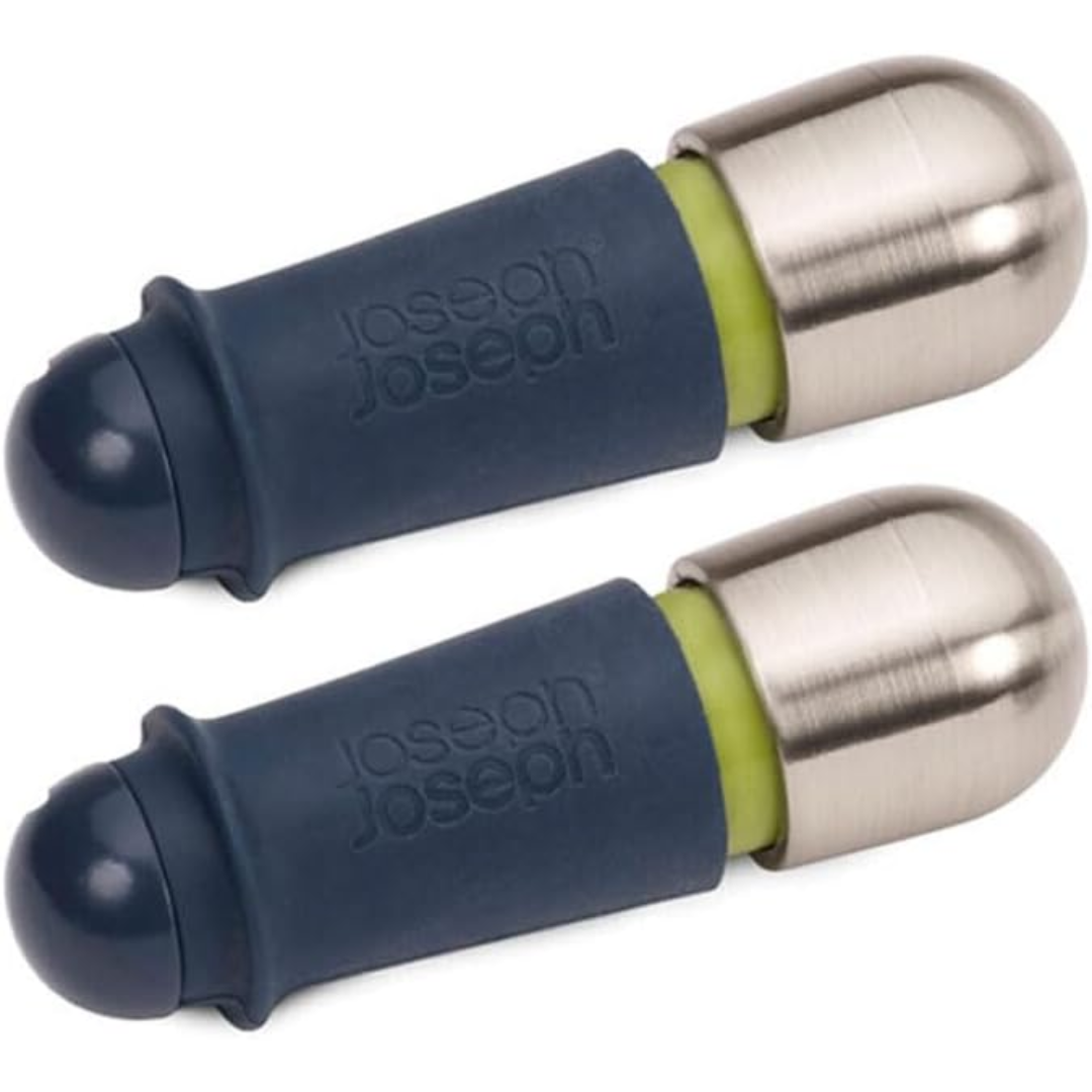 Joseph Joseph Bar Wise Twist-lock Wine Stoppers 2pc set - Red Rhino