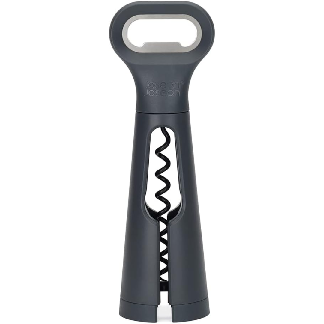 Joseph Joseph BarStar 3-in-1 Corkscrew - Grey - Red Rhino