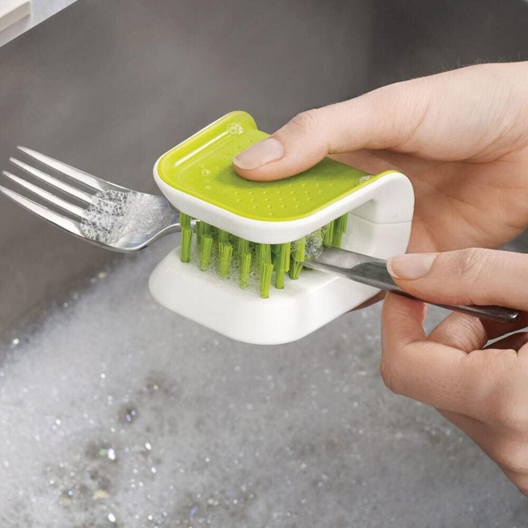 Joseph Joseph BladeBrush Knife Cleaner - Grey - Red Rhino