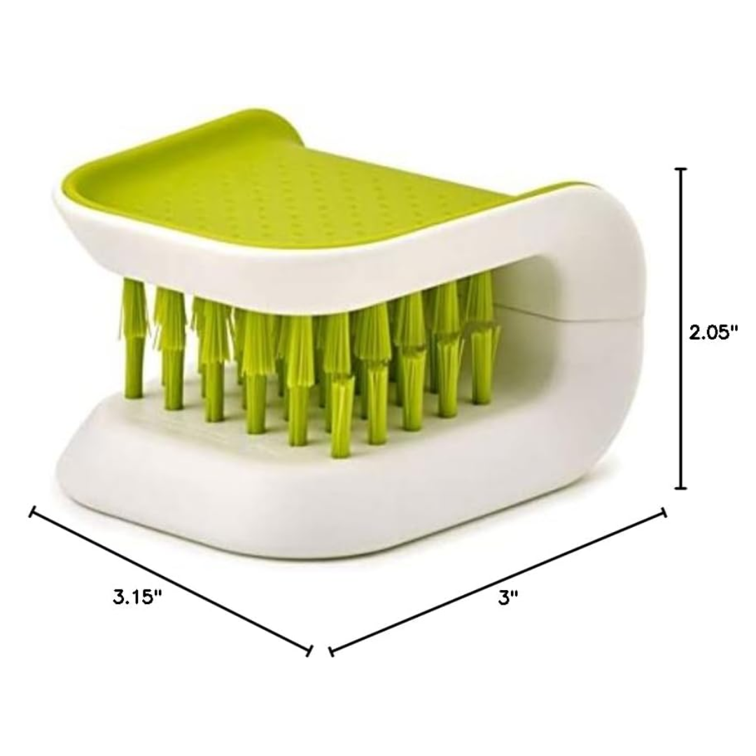 Joseph Joseph BladeBrush Knife Cleaner - Green - Red Rhino