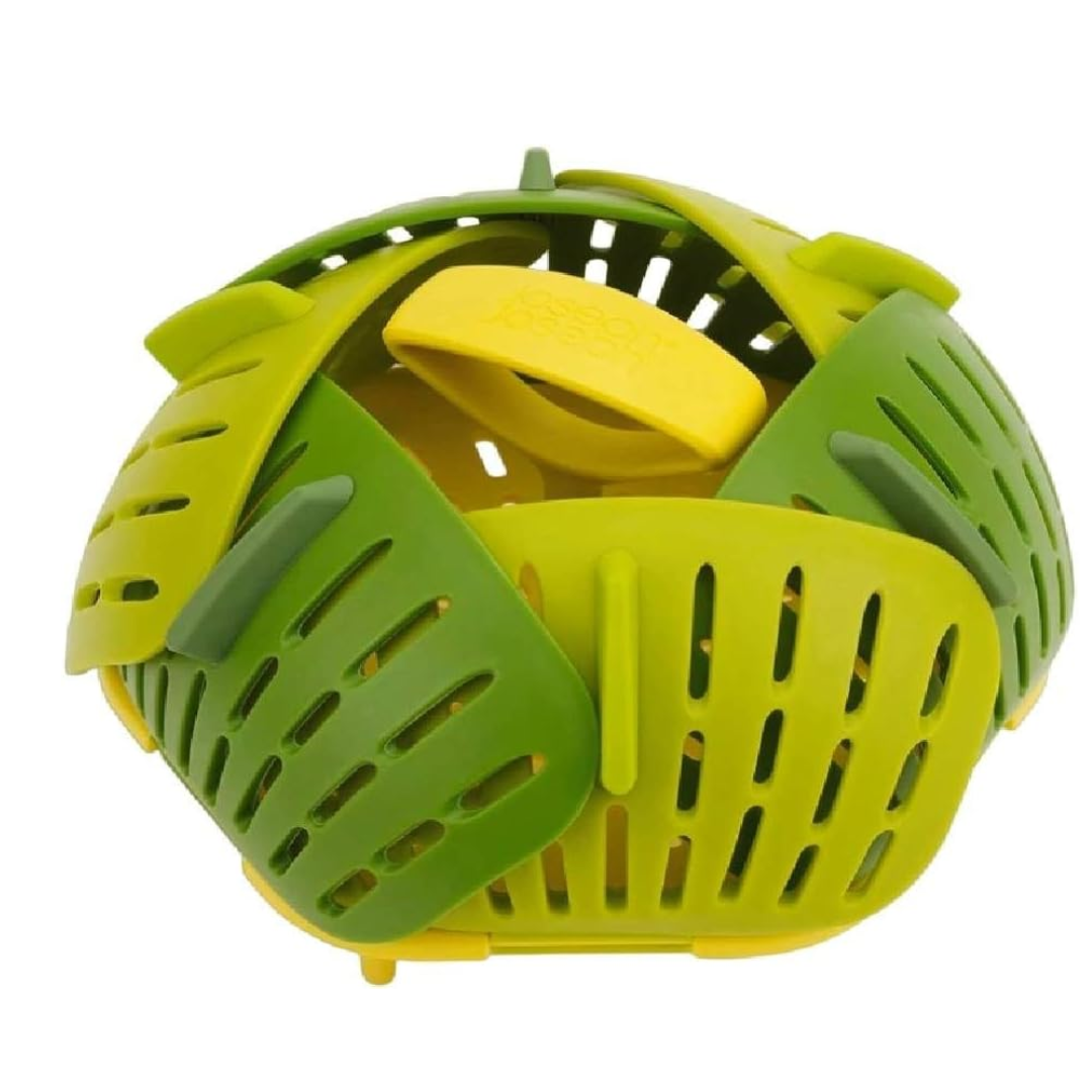 Joseph Joseph Bloom Folding Steamer Basket - Green - Red Rhino