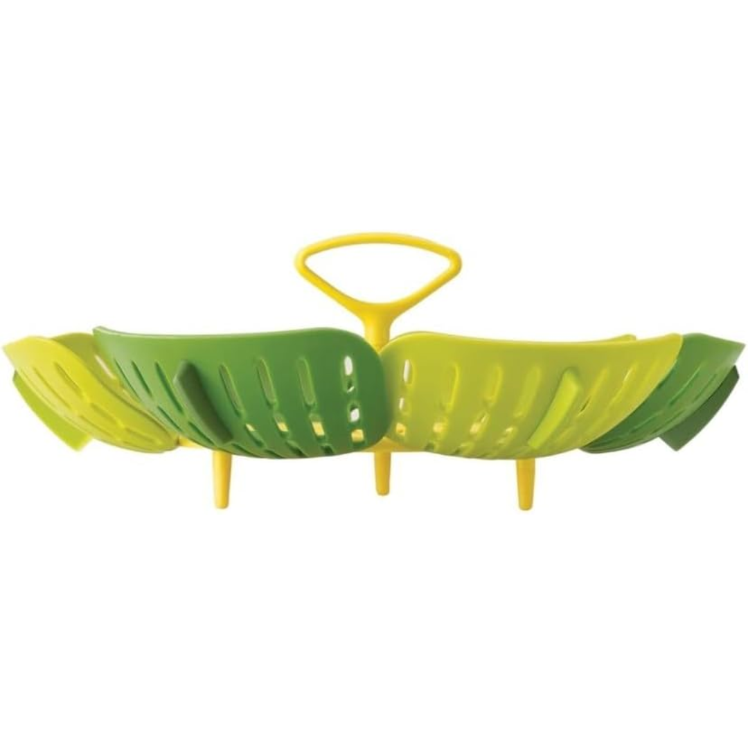 Joseph Joseph Bloom Folding Steamer Basket - Green - Red Rhino