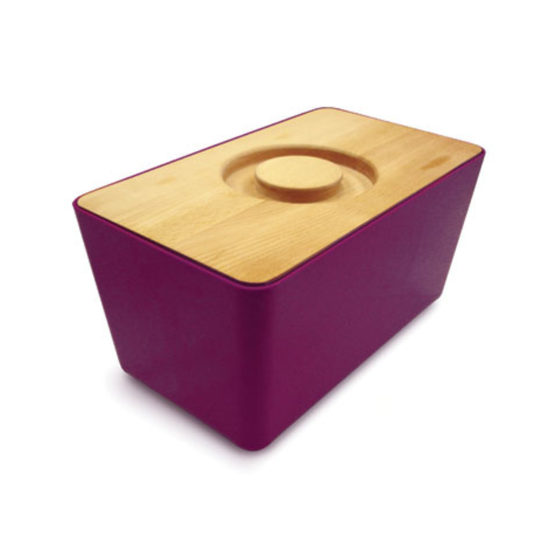 Joseph Joseph Bread Bin Aubergine - Red Rhino