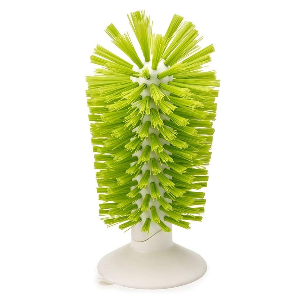 Joseph Joseph Brush Up In Sink Brush - Green - Red Rhino