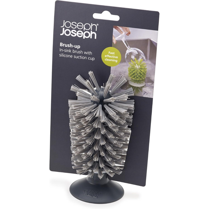 Joseph Joseph BrushUp in-sink brush grey, alternate view