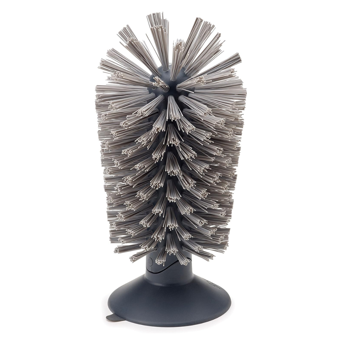 Joseph Joseph Brush Up In Sink Brush - Grey - Red Rhino