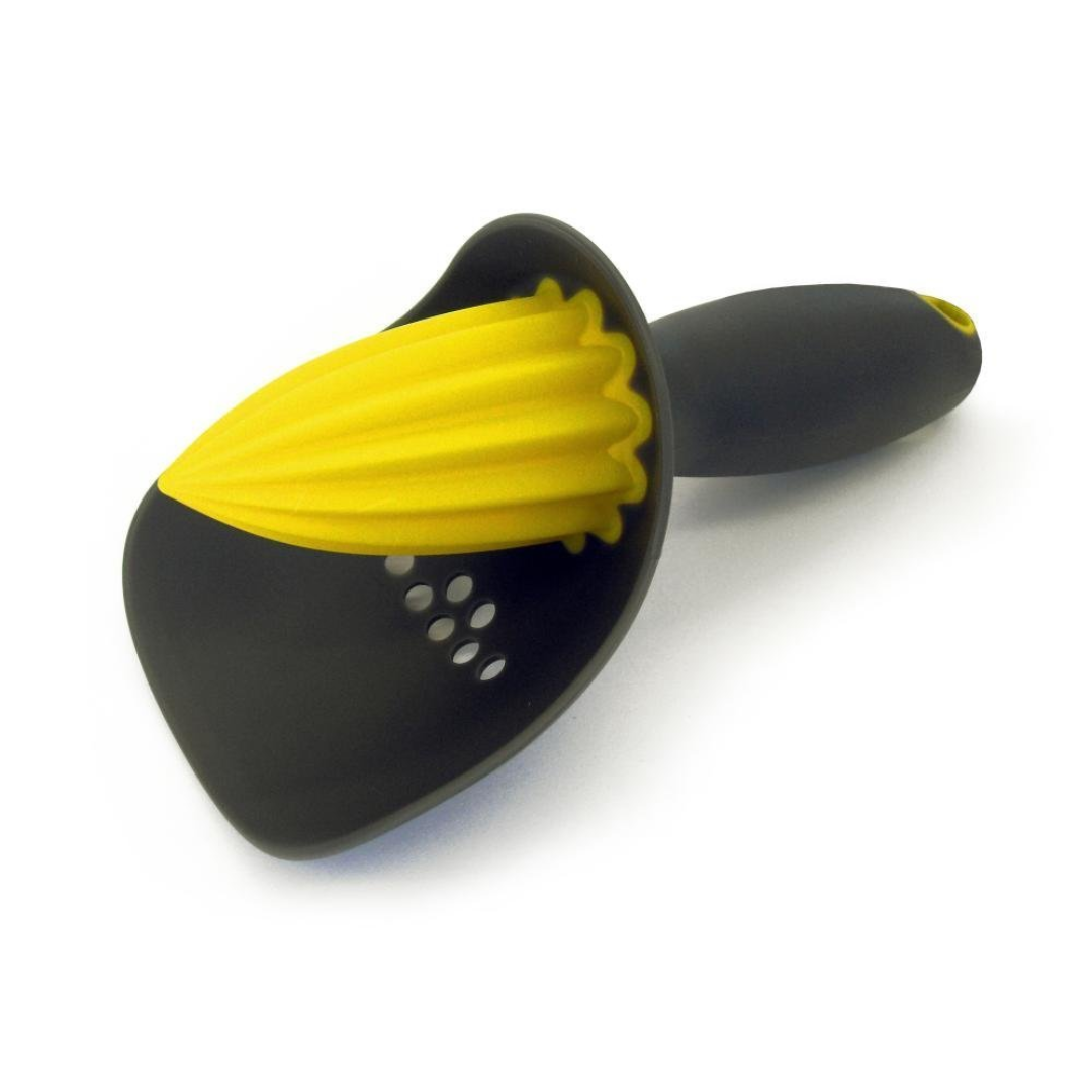 Joseph Joseph Catcher Citrus Reamer (Grey/Yellow) - Red Rhino