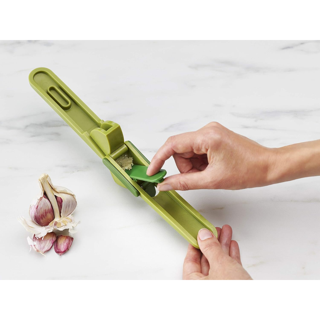 Joseph Joseph CleanForce Garlic Press - Green - Red Rhino