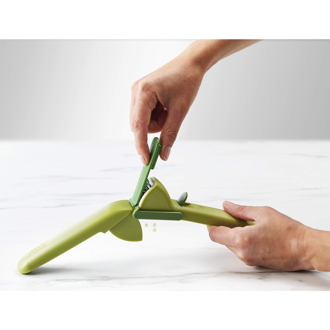 Joseph Joseph CleanForce Garlic Press - Green - Red Rhino