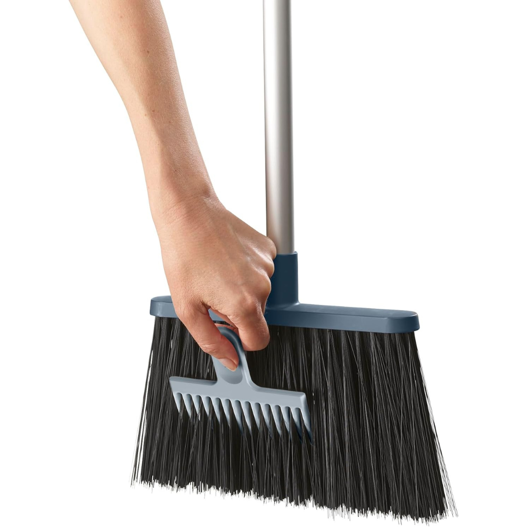 Joseph Joseph CleanStore Broom Longbristle (Blue) - Red Rhino