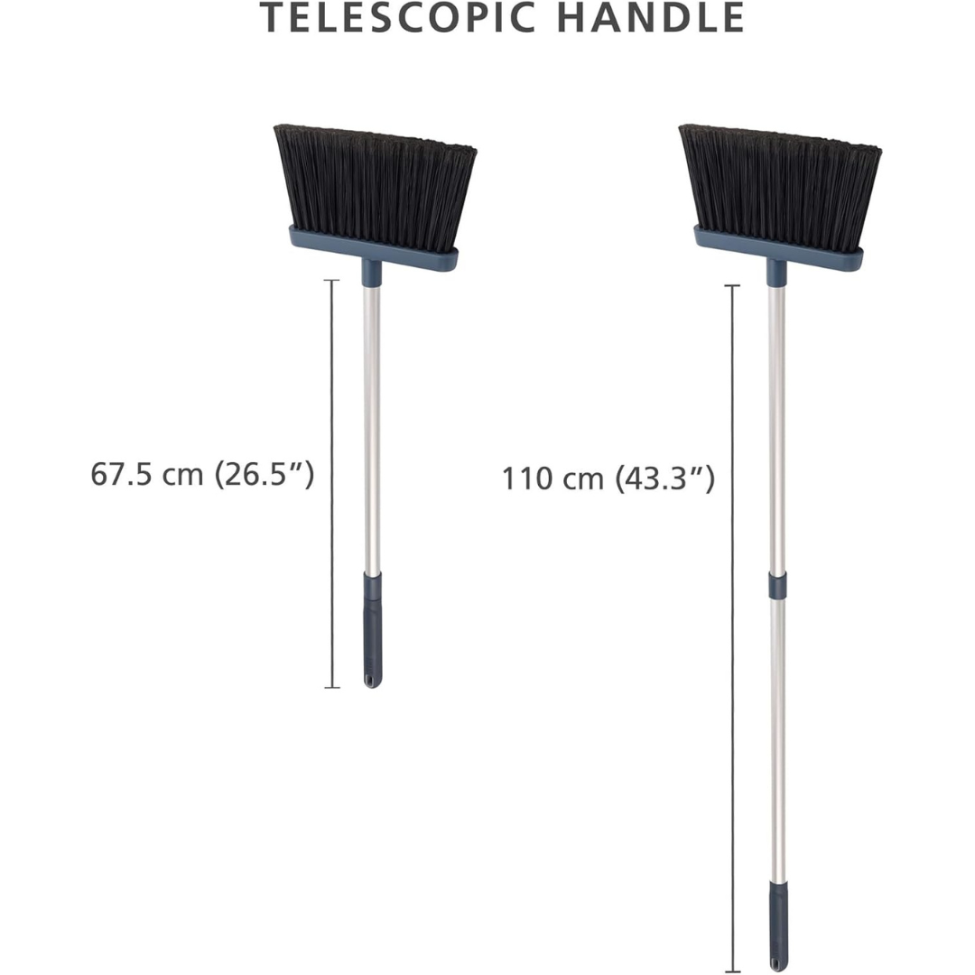 Joseph Joseph CleanStore Broom Longbristle (Blue) - Red Rhino