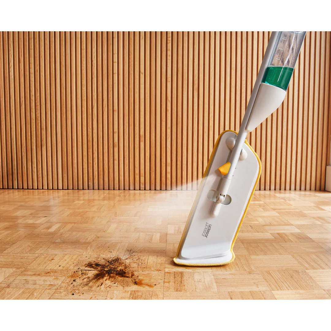 Joseph Joseph CleanTech Spray Mop with Scrubbing Pad - Red Rhino