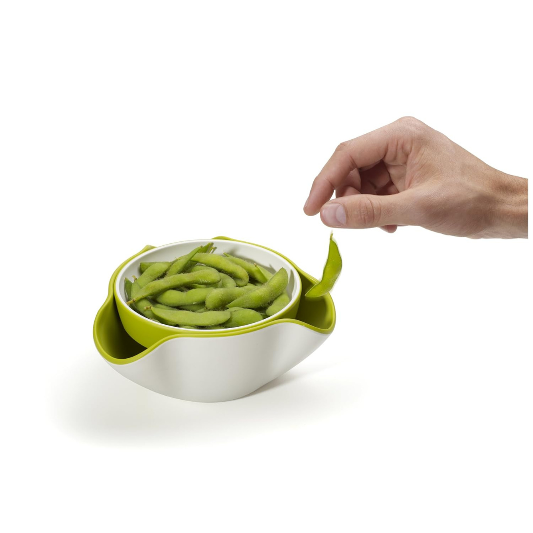 Joseph Joseph Double Dish Large White /Green - Red Rhino