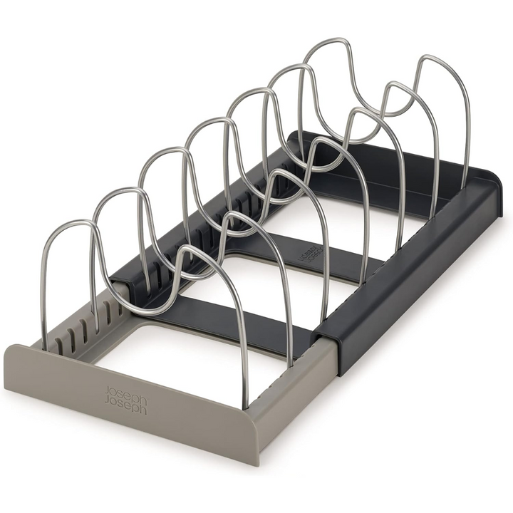 Joseph Joseph Drawer Store Expanding Cookware Organiser - Grey - Red Rhino
