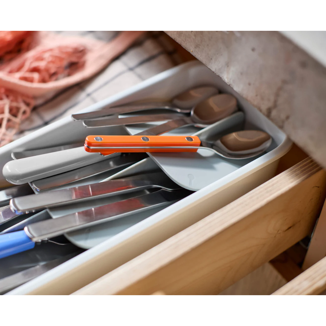 Joseph Joseph DrawerStore Compact Cutlery Organiser - Red Rhino