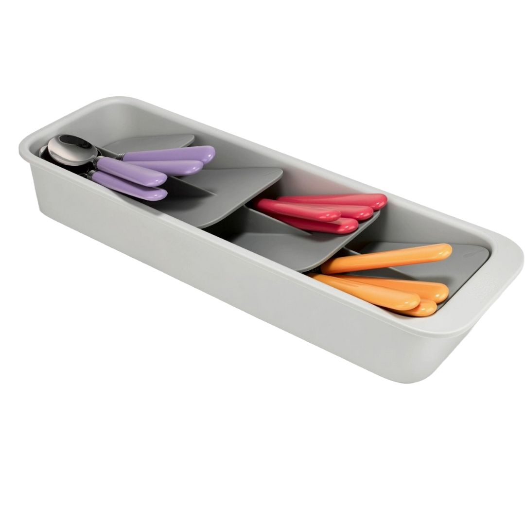 Joseph Joseph DrawerStore Compact Cutlery Organiser - Red Rhino