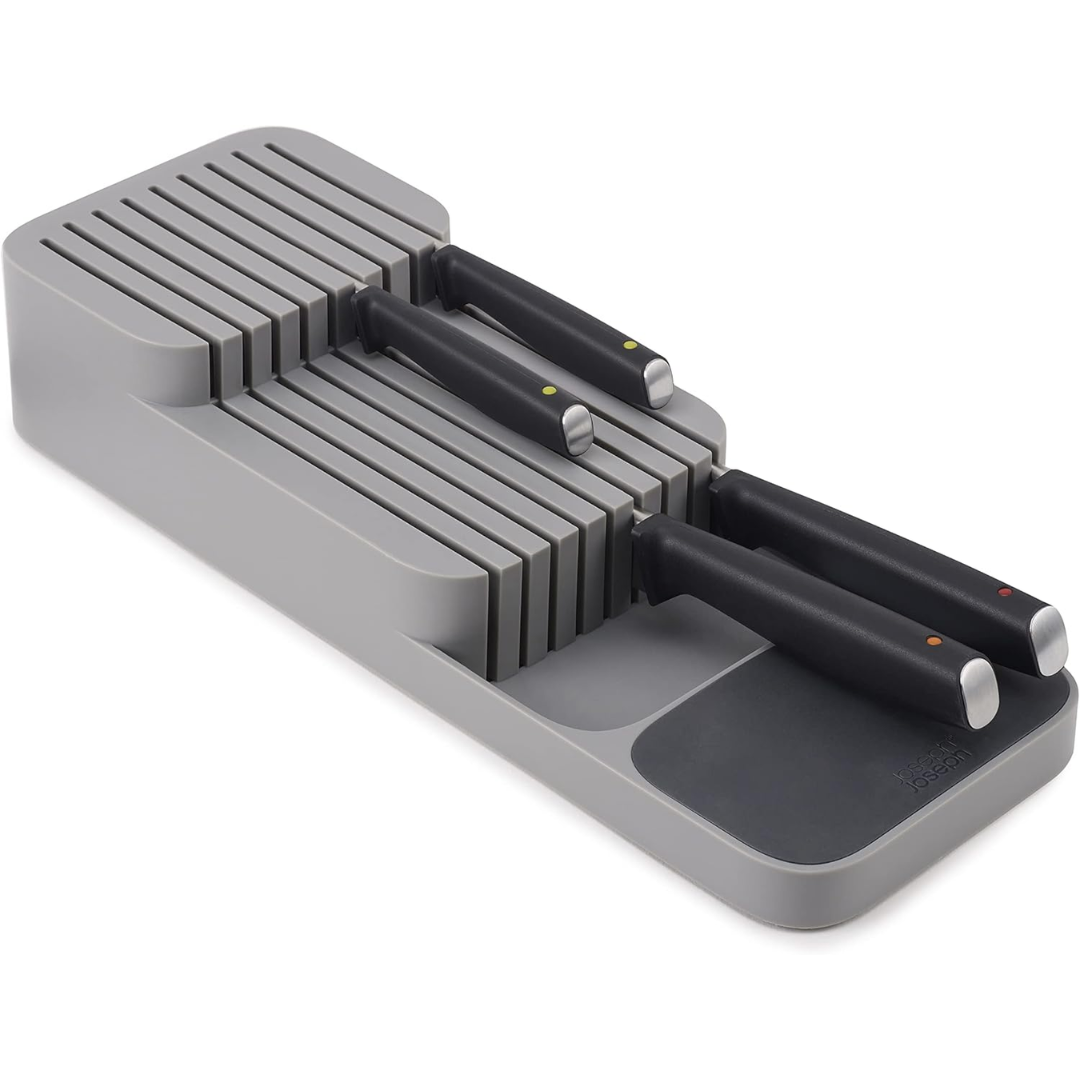 Joseph Joseph DrawerStore Compact Knife Organiser - Red Rhino