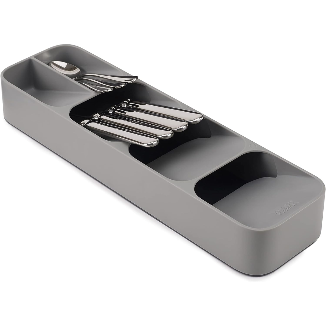 Joseph Joseph DrawerStore Cutlery Tray (Grey/Grey) - Red Rhino