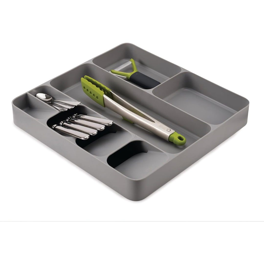 Joseph Joseph DrawerStore Cutlery Utensil Organiser (Grey) - Red Rhino
