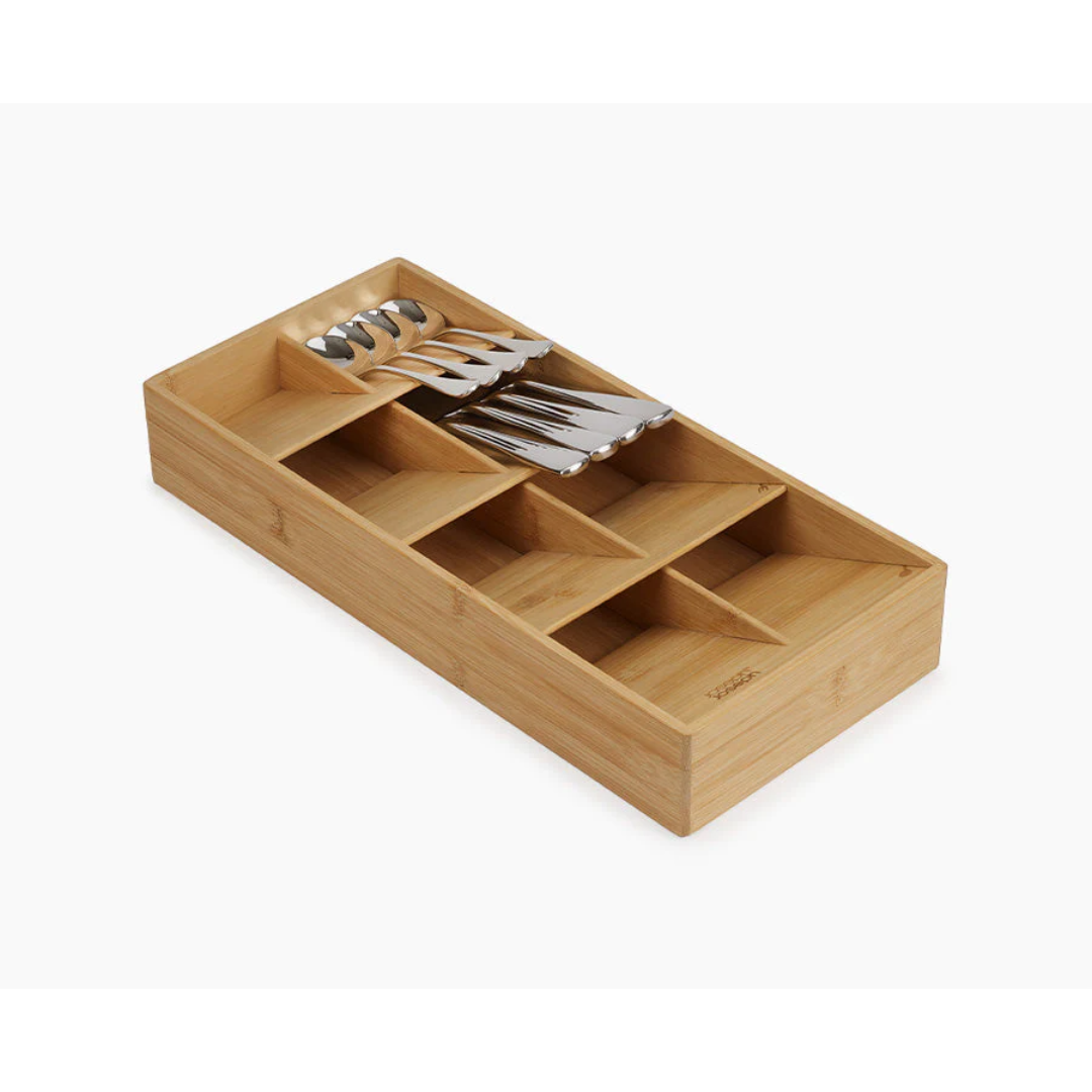 Joseph Joseph DrawerStore Large Bamboo Cutlery Organiser - Red Rhino