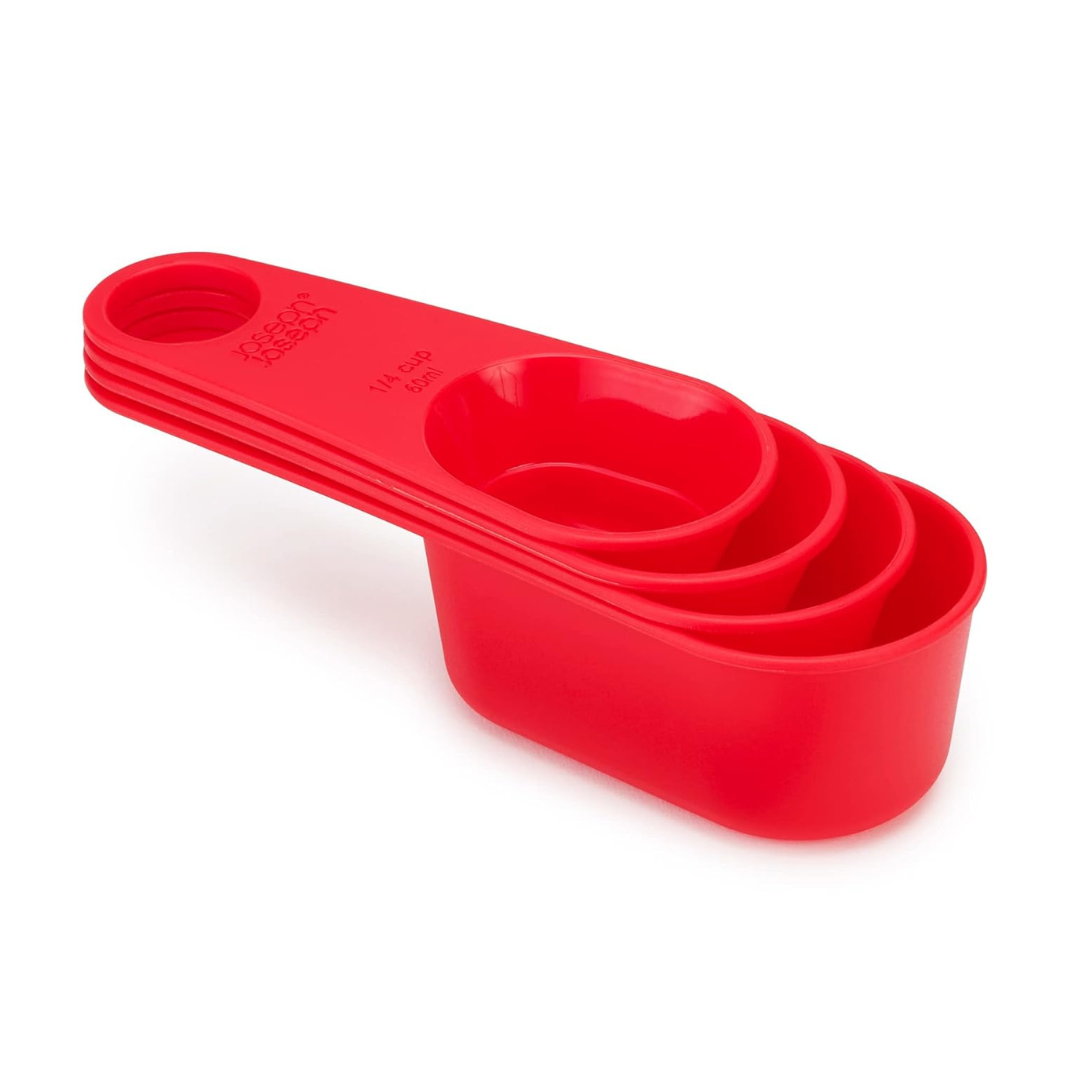 Joseph Joseph Duo 4 Piece Measuring Cup Set - Red Rhino