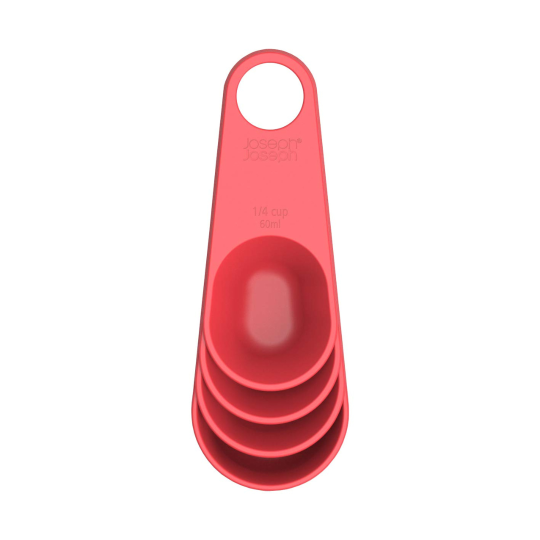Joseph Joseph Duo 4 Piece Measuring Cup Set - Red Rhino