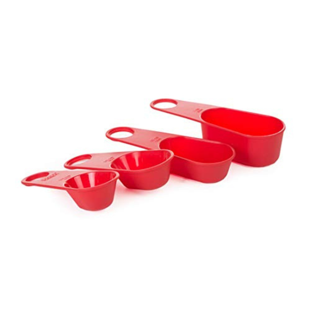 Joseph Joseph Duo 4 Piece Measuring Cup Set - Red Rhino