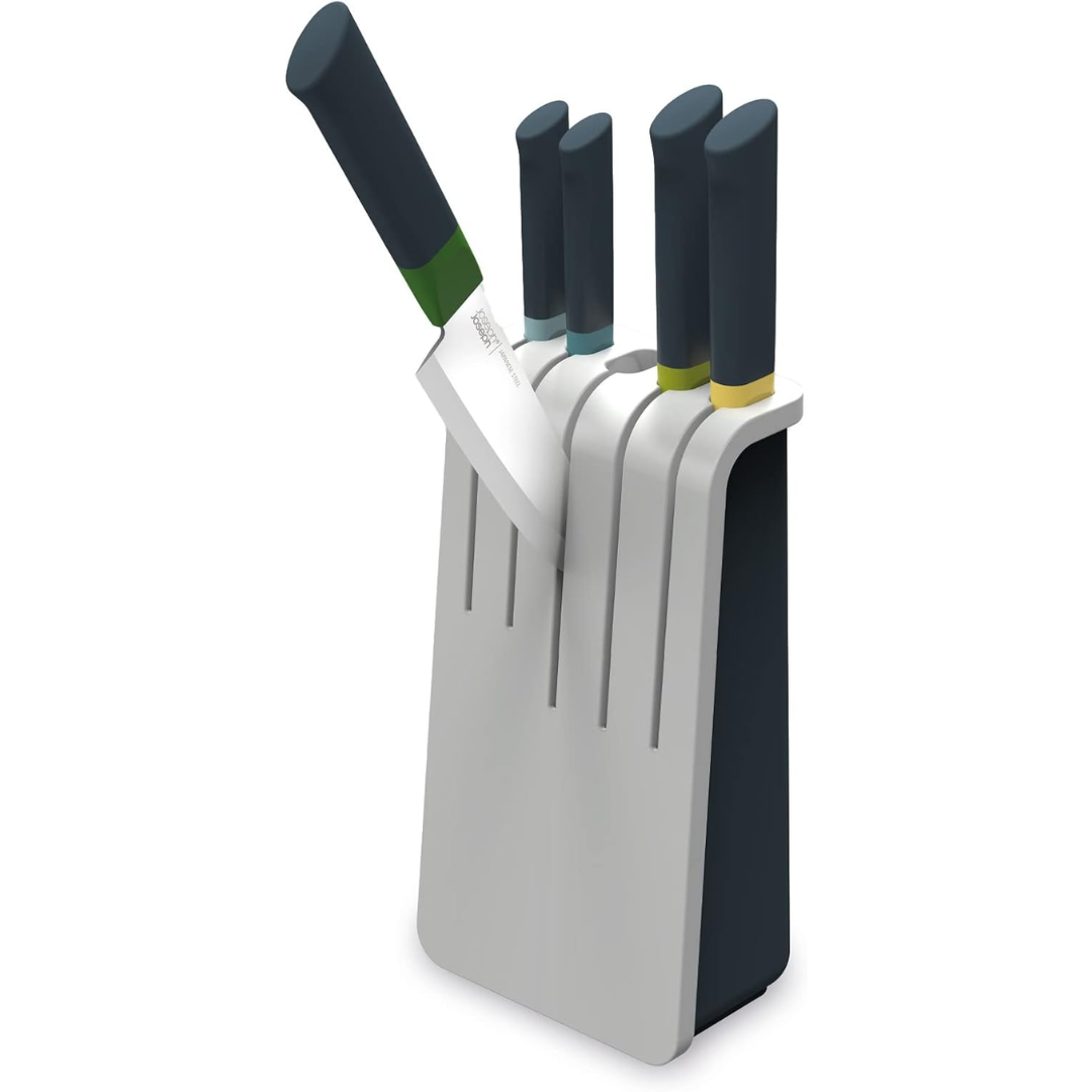 Joseph Joseph Duo 5pc Knife Block Set (Opal) - Red Rhino