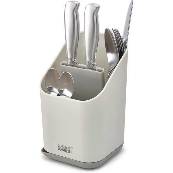 Joseph Joseph Duo Cutlery Drainer With Knife Slot - Red Rhino