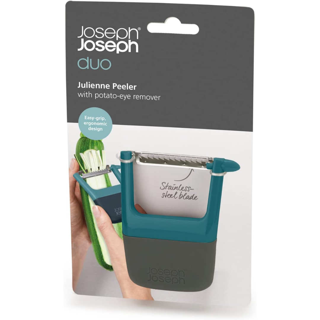 Joseph Joseph Duo Julienne Peeler - Grey - Red Rhino