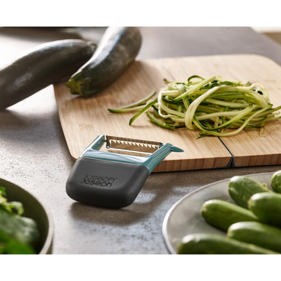 Joseph Joseph Duo Julienne Peeler - Grey - Red Rhino