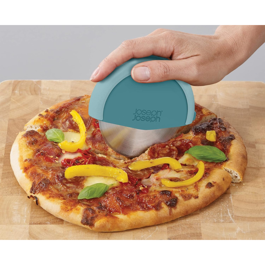 Joseph Joseph Duo Pizza Cutter with Guard - Red Rhino