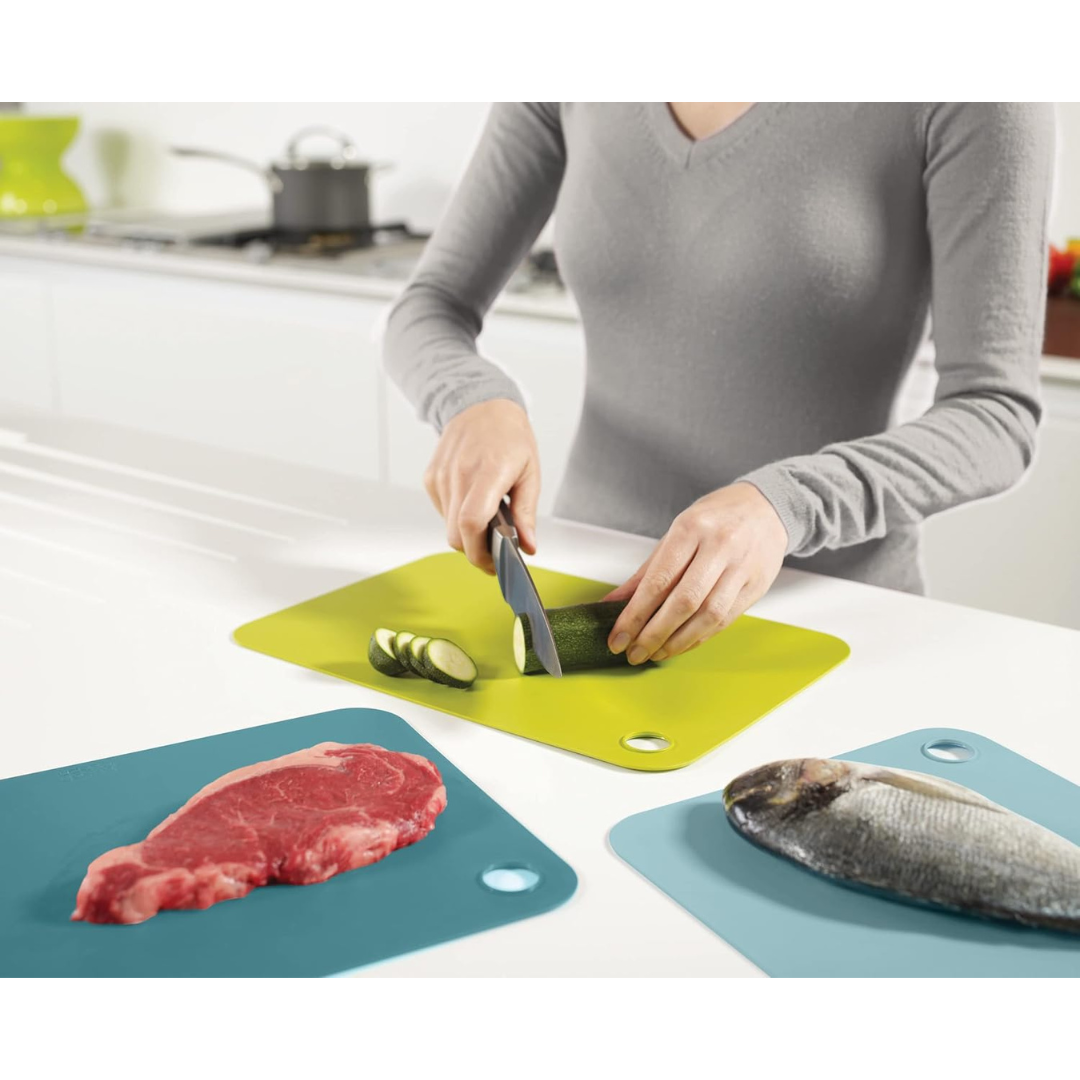 Joseph Joseph Duo Set of 3 Chopping Mats - Red Rhino