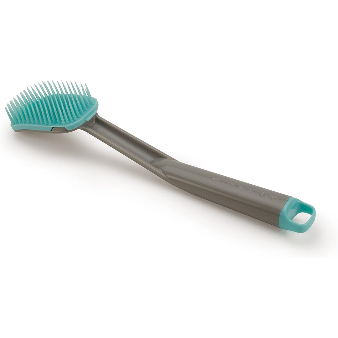 Joseph Joseph Duo Washing-up Scrubber (2-pack) - Grey/Mint 85174 - Red Rhino