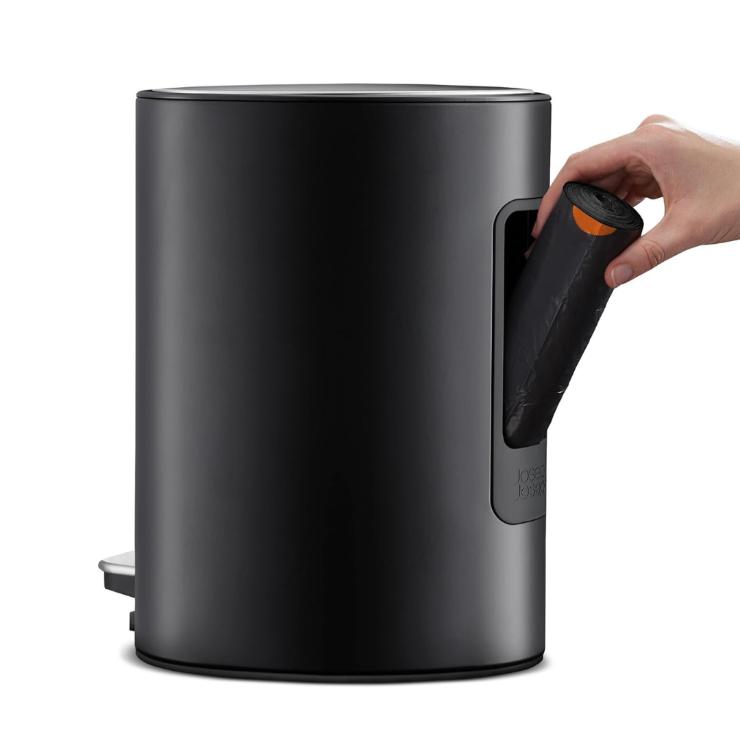Joseph Joseph EasyStore 5L Pedal Bin (Matt Black) - Red Rhino