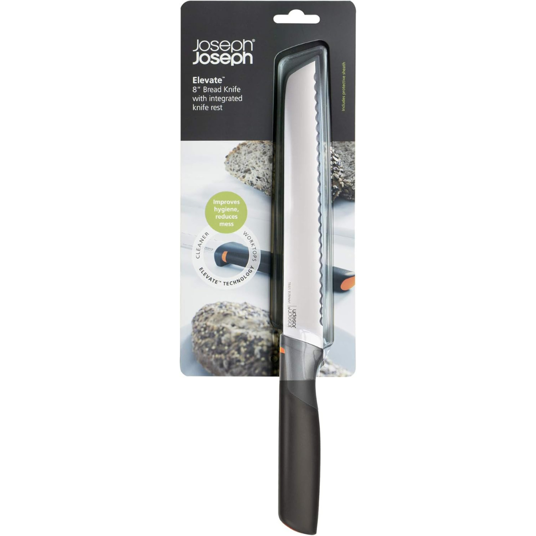Joseph Joseph Elevate 8" (20.3cm) Bread Knife - Red Rhino