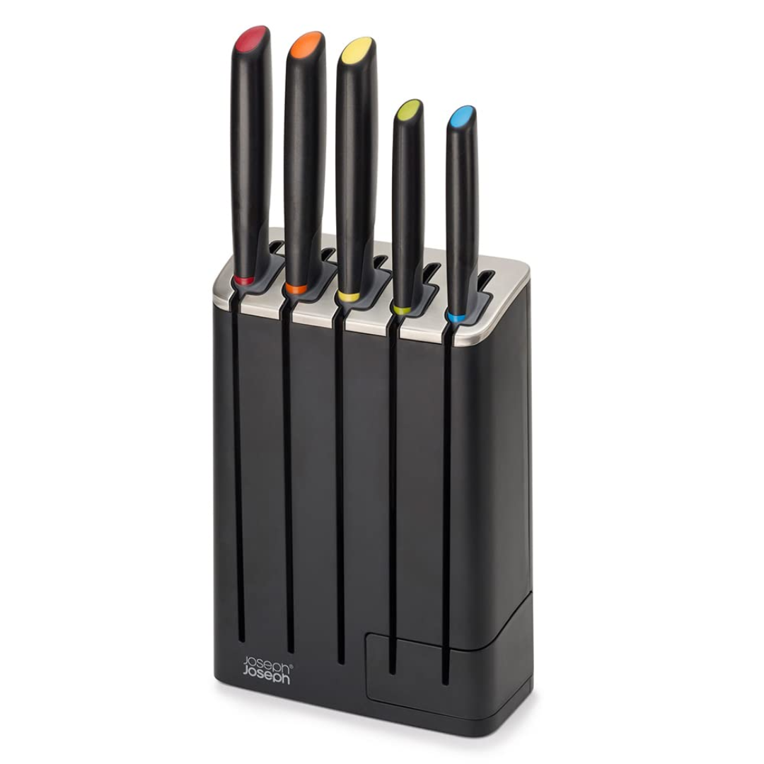 Joseph Joseph Elevate Knives SlimBlock 5-pc (Mcolor) - Red Rhino