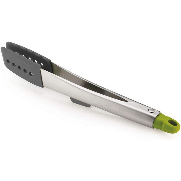 Joseph Joseph Elevate Lockable Tongs Large (Grey/Green) - Red Rhino