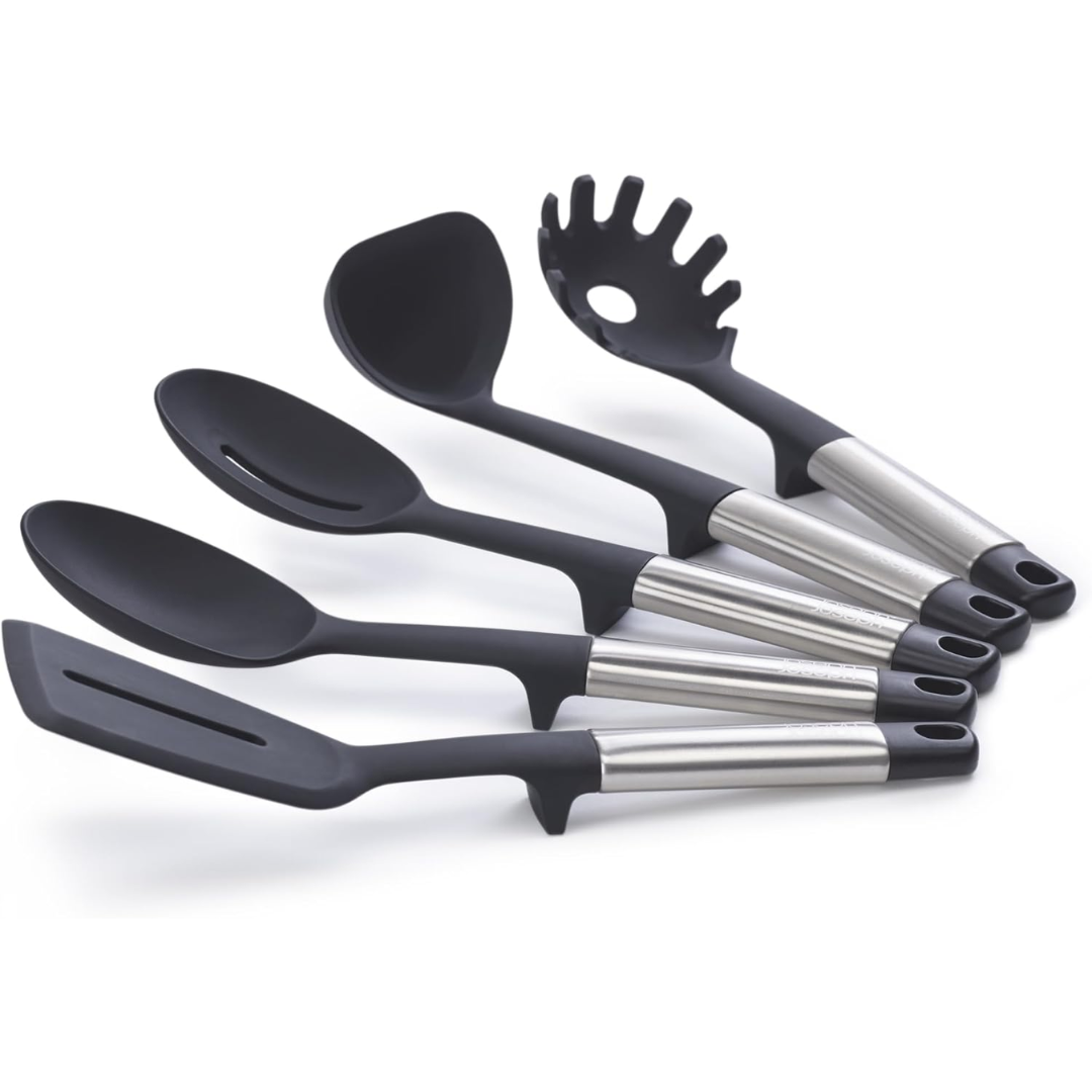 Joseph Joseph Elevate Silicone/Steel Carousel 5pc Set - Red Rhino