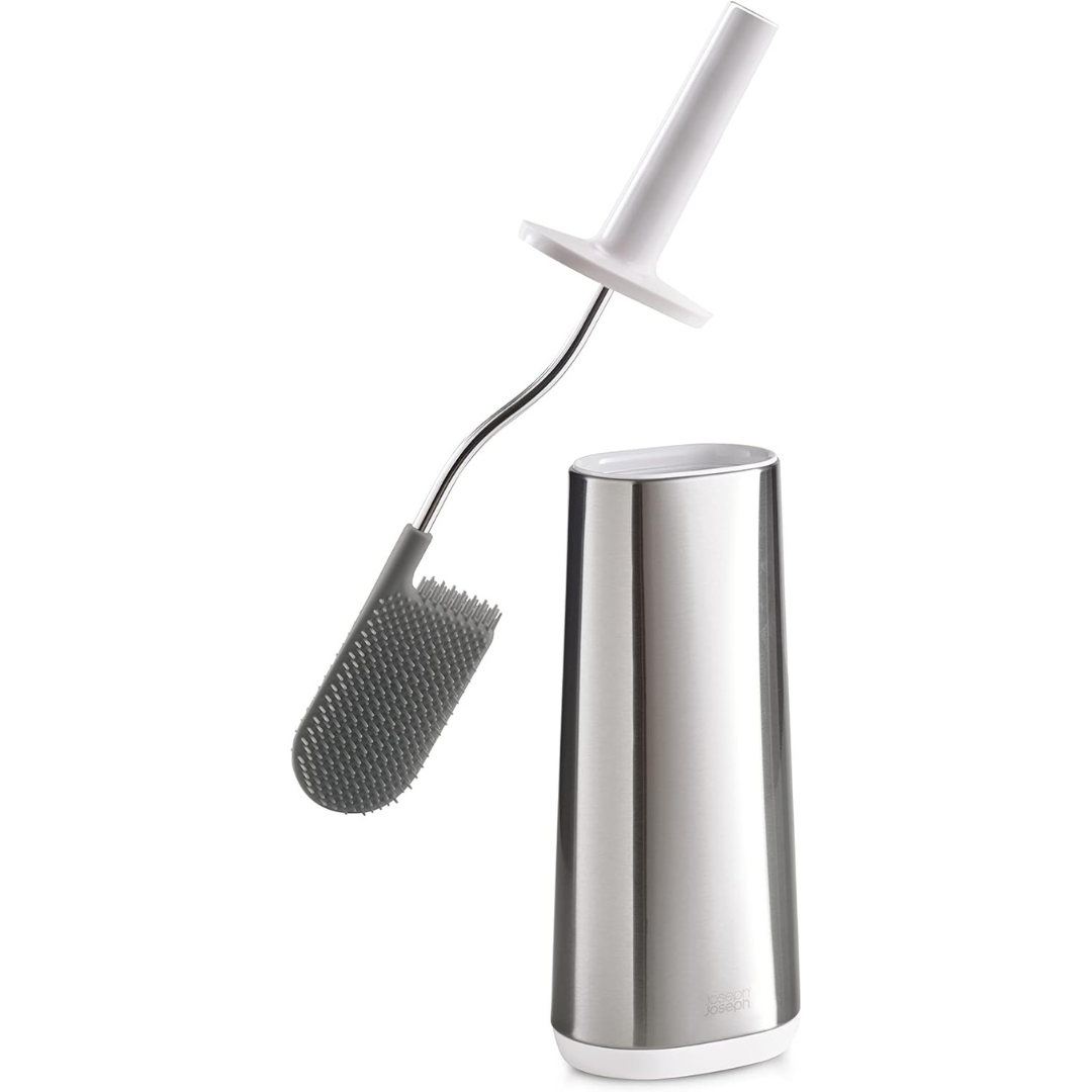 Joseph Joseph Flex Steel toilet brush, front view