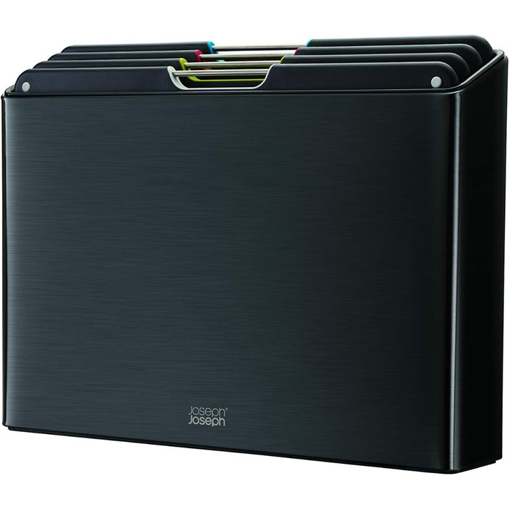 Joseph Joseph Folio Steel 4pc Board Set (C-Black) - Red Rhino