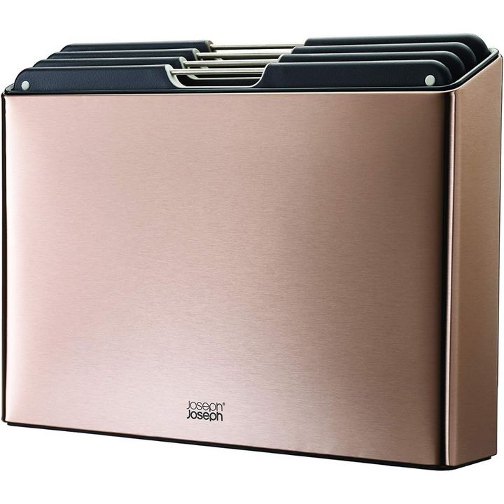 Joseph Joseph Folio Steel 4pc Board Set (R/Gold) - Red Rhino