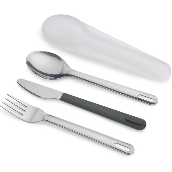 Joseph Joseph GoEat Stainless-steel Cutlery Set (Grey) - Red Rhino