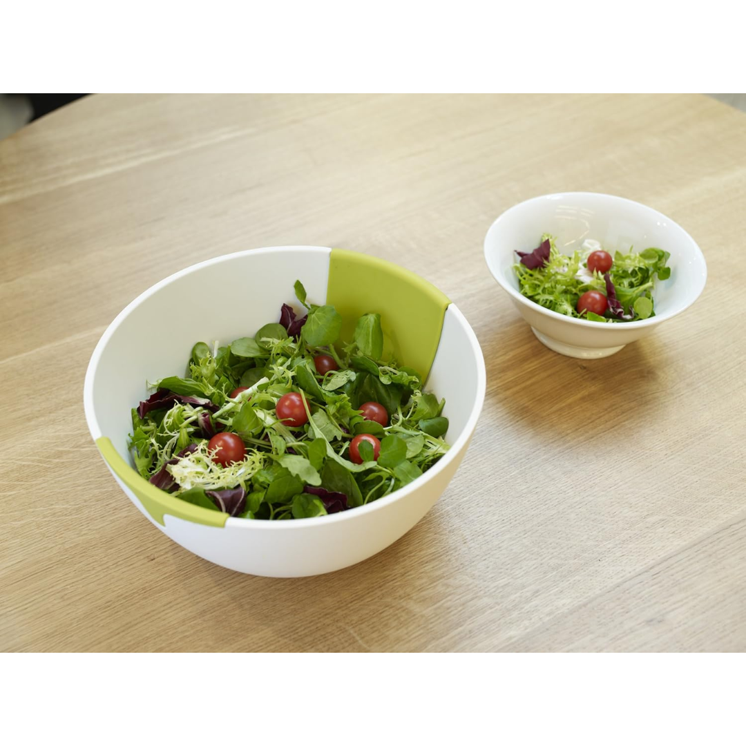 Joseph Joseph Hands-On Salad Bowl & Servers -White - Red Rhino