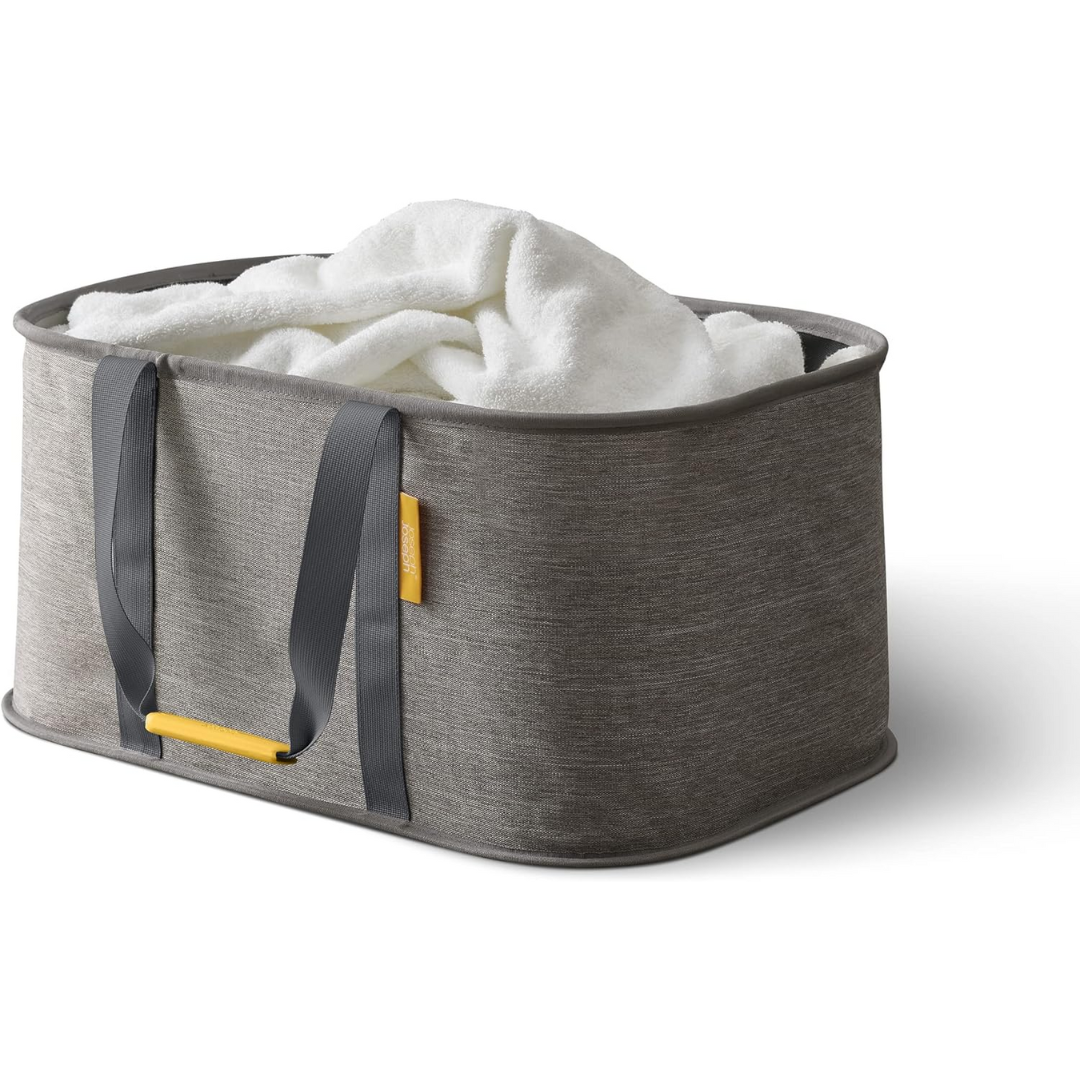 Joseph Joseph Hold-All Collapsible Laundry Basket Grey - Red Rhino